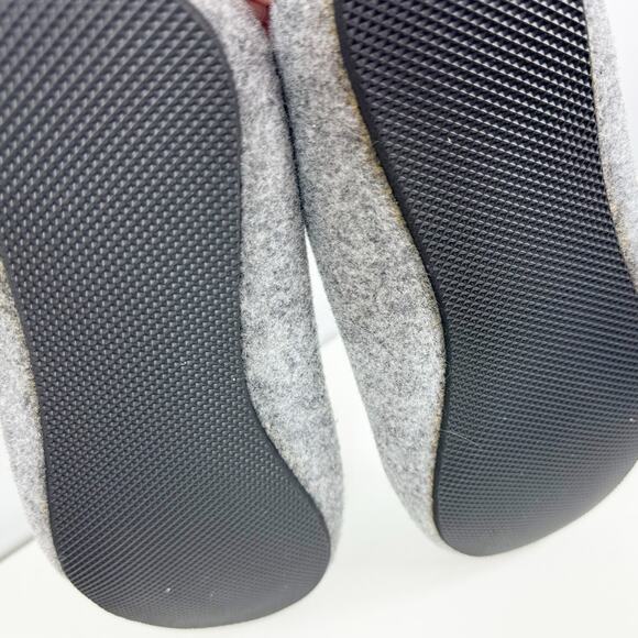 Mahabis Womens Classic Wool Slippers Gray Black Comfort Shoes 39 US 8 - Picture 7 of 7